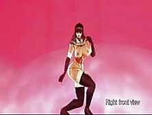 Futanari With Big Tits Dances With Style