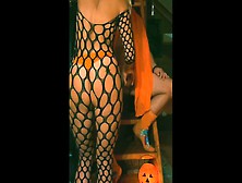 Halloween Attractive Pumpkin - Devil Oral Sex & Dildo Ride - Atina Kiraz 1080Hd
