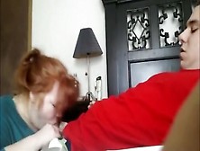 Incredible Exclusive Blowjob,  Girlfriend,  Redhead Adult Video