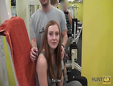Hunt4K.  Spontaneous Pickup In The Gym Causes Passionate Sex Scene