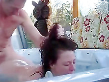 Mature Couple Has Sex In The Jacuzzi