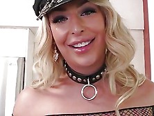Blonde Tranny Babe Chanel Santini Pounds Hot Babe Zoe Sparxs Wet Pussy