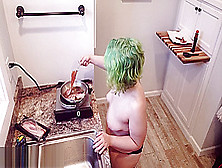 Sexy Cooking With Kiwwi - Blowjob And Bacon!!! *short Version*