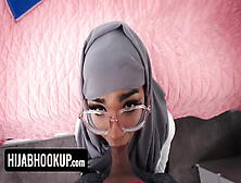Hijab Lovemaking - Super-Hot Muslim Teenager With Hijab Dirty Dances Her Humungous Plump Bootie For Successful Fellow Point Of V