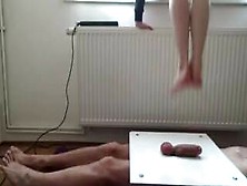 Total Destruction And Cockcrush My Manhood With Barefeet Jumping