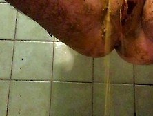 Huge Clit Whore Fucks Shit And Bottle,  Fists Holes