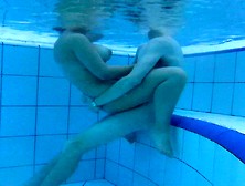 Teen 18+ Couple Is Having Sex Underwater! Big Tits Meet Big Dick! The Water Is Warm And They Are So Horny!!!