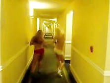 Naughty Teen Girls Running With Nude Tits In The Hotel