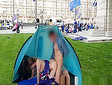 Brexit - English Teen Fucked In Front Of The British Parliament
