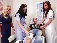 Sexy Nurses Take Patient's Pants Off