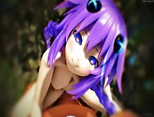 [R-18] Neptune (Purple Heart) (Hyperdimension Neptunia) Blowjob + Sex
