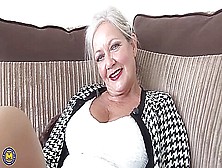 April - Mature British Housewife Shows She Still Got What It Takes