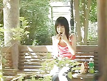 Asian Girl Has Her Nice Boobs Revealed On Spy Cam
