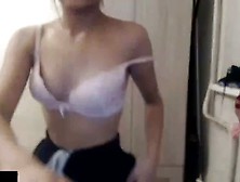 Littlecutegina Asian Teen Boobs Teasing On Webcam