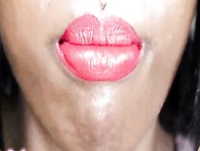 Chy Latte Cum All Over My Red Lips Joi - Red Lipstick Full African Lips Fem Dom Point Of View