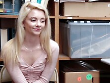 Blonde Petite Teen 18+ Hard Fucked By A Mall Cops Fat Cock