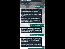 Cheating Ex-Wife Texting Her Cuck Hubby Her African Gang-Bang Adventure