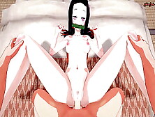Point Of View Fucking Nezuko Kamado On The Floor And Climax In Her Tight Vagina - Demon Slayer Cartoon