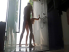 Big Booty Teen Gets Fucked In The Shower For The First Time
