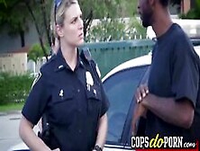 Playful Milfs Are Ready To Suck This Criminal's Big Black Dick!