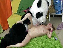 Sex With Panda Toy Is The Best Way To Relax And Have Fun