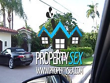 Real Estate Agent Busted Viewing Porn Fucks Client
