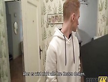 Debt4K.  Shopaholic Fucked By Debt Collector In The Presence Of His Husband