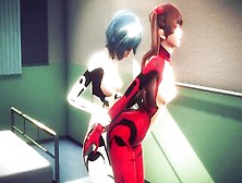 Asuka And Rei Having Babe Dyke Sex(3D Porn)|Neon Genesis Evangelion