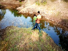 Indian Village Boy Goes Near Water In The Forest And Enjoys Water And Also Enjoys Sex - Gay Movie In Hindi