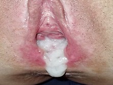 British Bbw Wife Anal To Pussy Gaping Creampie