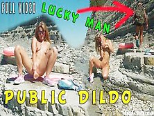 Awesome Kinky Nudist Girl In Sunglasses Sucks & Rides A Huge Dildo In Public Beach - Sasha Bikeyeva