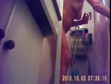 25 Yo Blonde With A Nice Ass Caught By Spy Cam In Shower