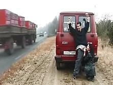 Highway Fucking Dirt With Graceful Lassie From Fuck On Street