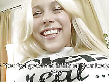 Amazing Blonde German Teen Adores Cum In Her Asshole