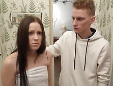 Debt Collector Has To Fuck Her Pussy In Front Of Her Husband