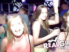 Wild Party Girls In Wet T-Shirts Get Naughty In A Reality Show
