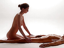 Hard Dick Having Sensitive Stimulation Massage