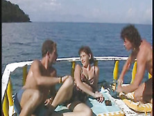 3Some Sex On Boat From 90S