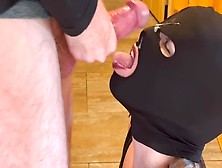 Role Play Masked Thief Breaking And Entering To Steal His Jizz With My Mouth.