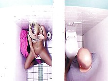 Hornyhostel - (Lovita Fate,  Mark Aurel) - Huge Booty Blonde Barely Legal Caught Masturbating Inside The Toilet And Getting Cream