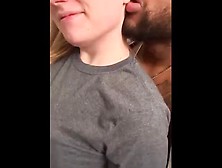 Bf Teasing White Gf After Shower