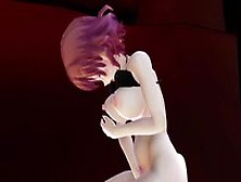 Mmd R18 Short Chan In Pink Cat Suit With Erected Nipple