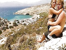 Vulgar 18 Year Old Lovers Have Risky Outside Sex On Greek Mountain Top!