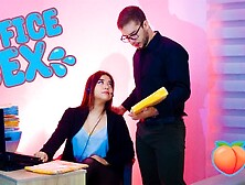 Secretary In Stockings Fucks Handsome Boss And She Squirt In The Office - Brianevansx & Celestealba