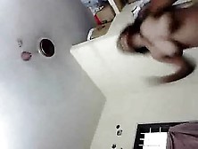 Ebony Milf Strips And Masturbates On The Webcam
