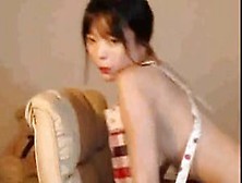 Asian Busty Camgirl Plays With Her Nice Boobs