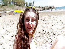 Sabrina Deep Offer Head And Fucks On The Beach # Two