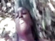 Grenadian Girl Taking Big Dick In The Bush