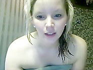 Teen Amateur Girl Take Shower On Webcam