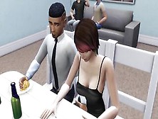 Ddsims - Wife Screwed By Coworkers In Front Of Spouse - Sims 4